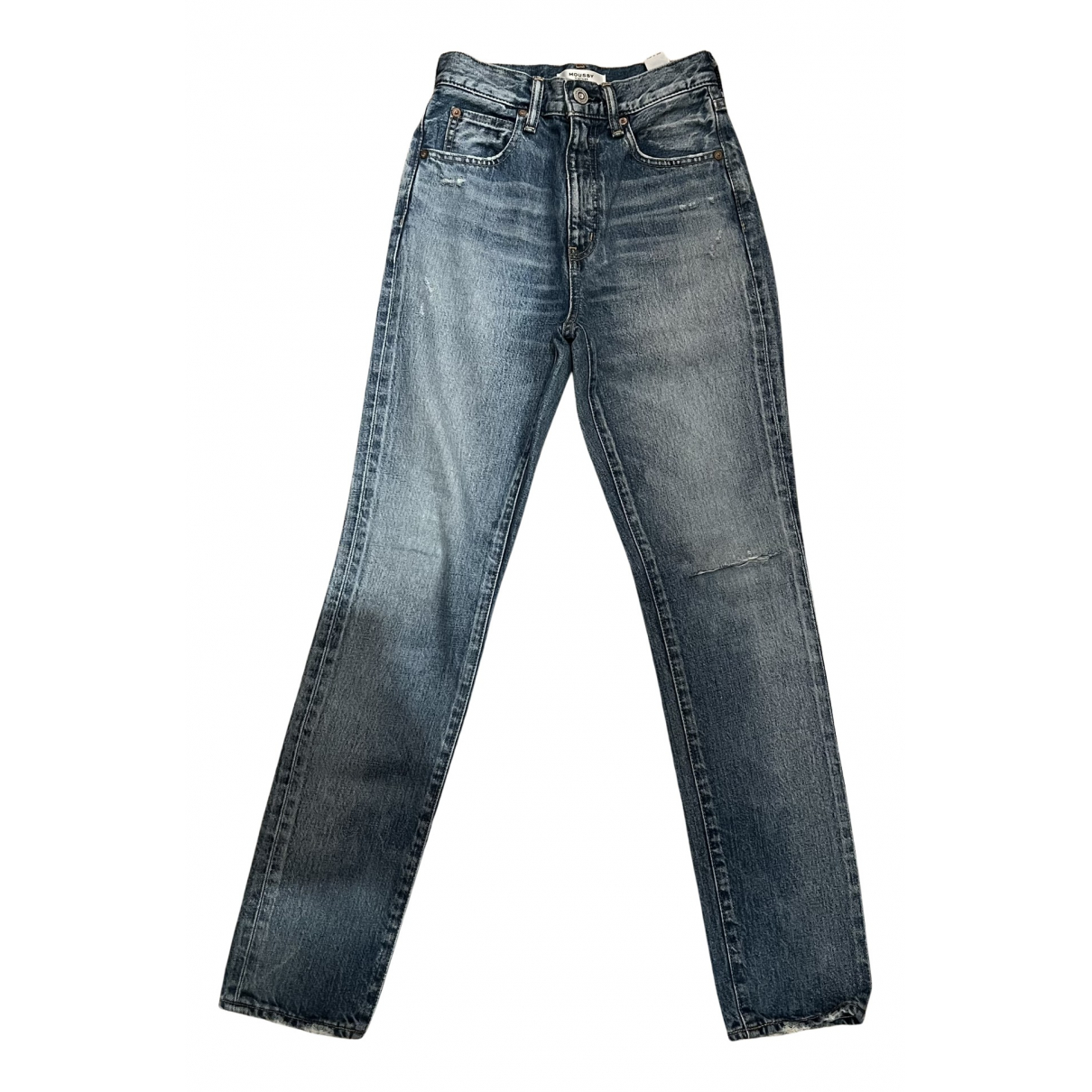 Straight jeans Moussy Blue size 24 US 